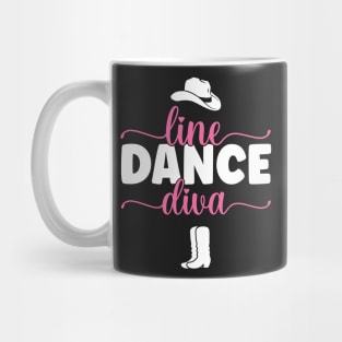 Line Dance Diva - Western Country Dancing product Mug